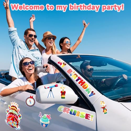 Decoraciones magnéticas para puerta temática de crucero cumpleaños 17 pcs miniatura 4