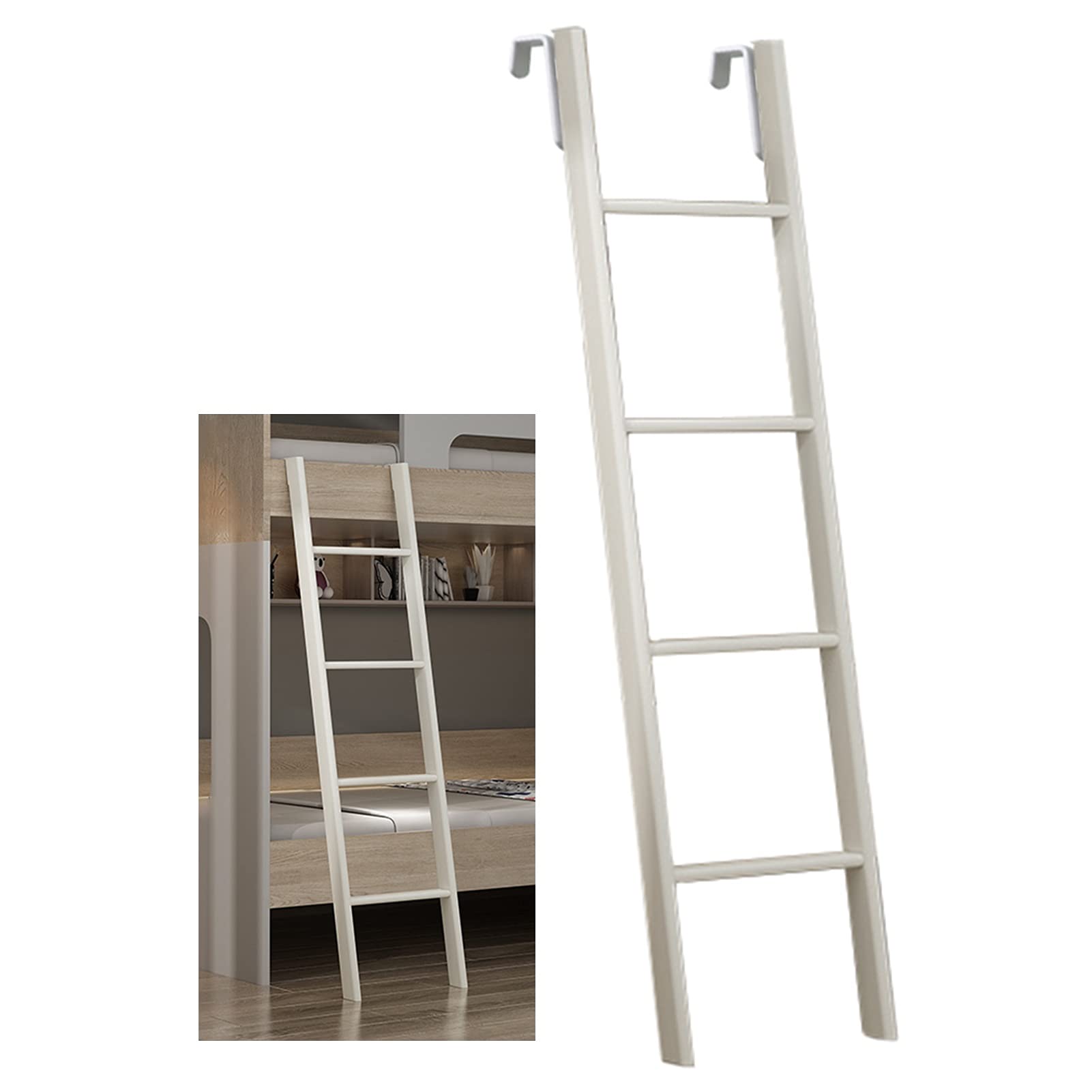 Échelle de lit superposé en métal amovible pour loft et camping-car