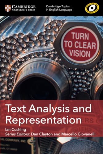 Text Analysis and Representation (Cambridge Topics in English Language)