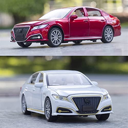 Image of DUWOL1:32 Scale Exclusive Crown Car Alloy Metal Pull Back Die-cast Cars Model with Sound Light Toy for Kids Car with Sound and Light