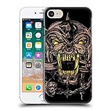 Head Case Designs Officially Licensed Motorhead Snaggletooth Graphics Hard Back Case Compatible with Apple iPhone 7/8 / SE 2020 & 2022