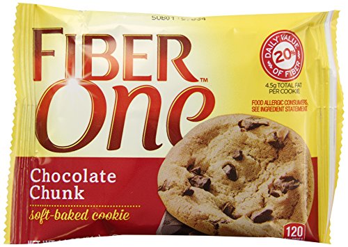 Fiber One Soft Baked Cookies, Chocolate Chunk, 24 Count