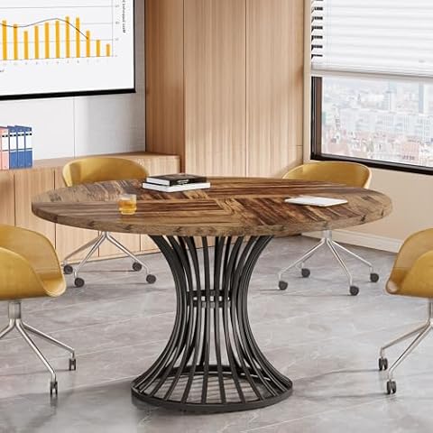 Tribesigns Round Conference Table Cover