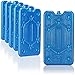 com-four® 6X Ghiaccio Piatto - Risparmio di Spazio e Ideale per Cool Box e Cool Bag - Elemento di Raffreddamento Stretto per Il Campeggio e la Spiaggia (06 Pezzi - Medio)