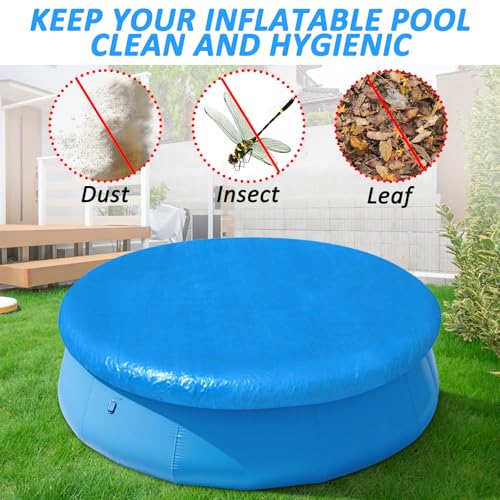 Cobertor redondo inflable para piscina 6 pies miniatura 7