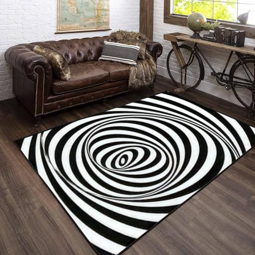 Tapis de salon imprimé 3D avec support pour décoration chambre