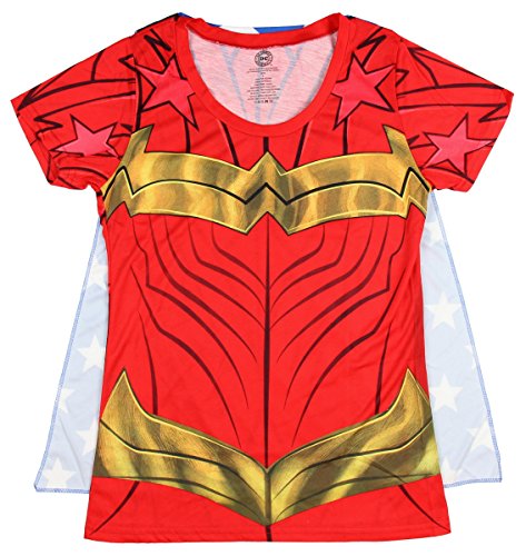 Wonder Woman Cape Shirt Wonder Woman Cosplay DC Wonder Woman Tshirt - Wonder Woman Cape Tee Wonder Woman Shirt-Small