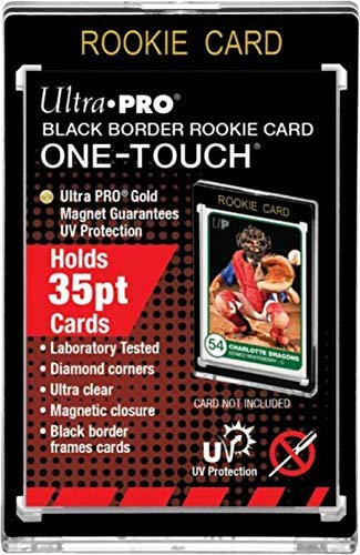 One Touch Ultra Pro Rookie Card Black Border Card Holder 35pt