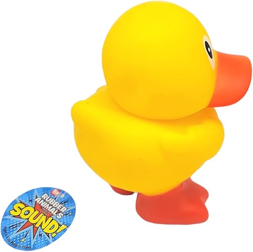 Miniatura 8 de Patos de goma grandes de 5.5 pulgadas de alto (pato púrpura) coleccionables coloridos patos ideales para exhibir el tablero y jugar en el baño