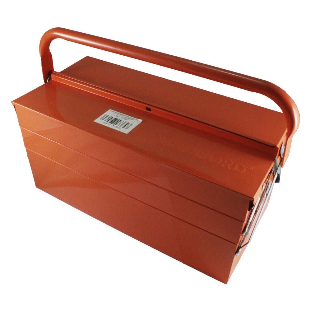 Stanford - Caja Herramientas Metálica 40 x 20 x 15 cm