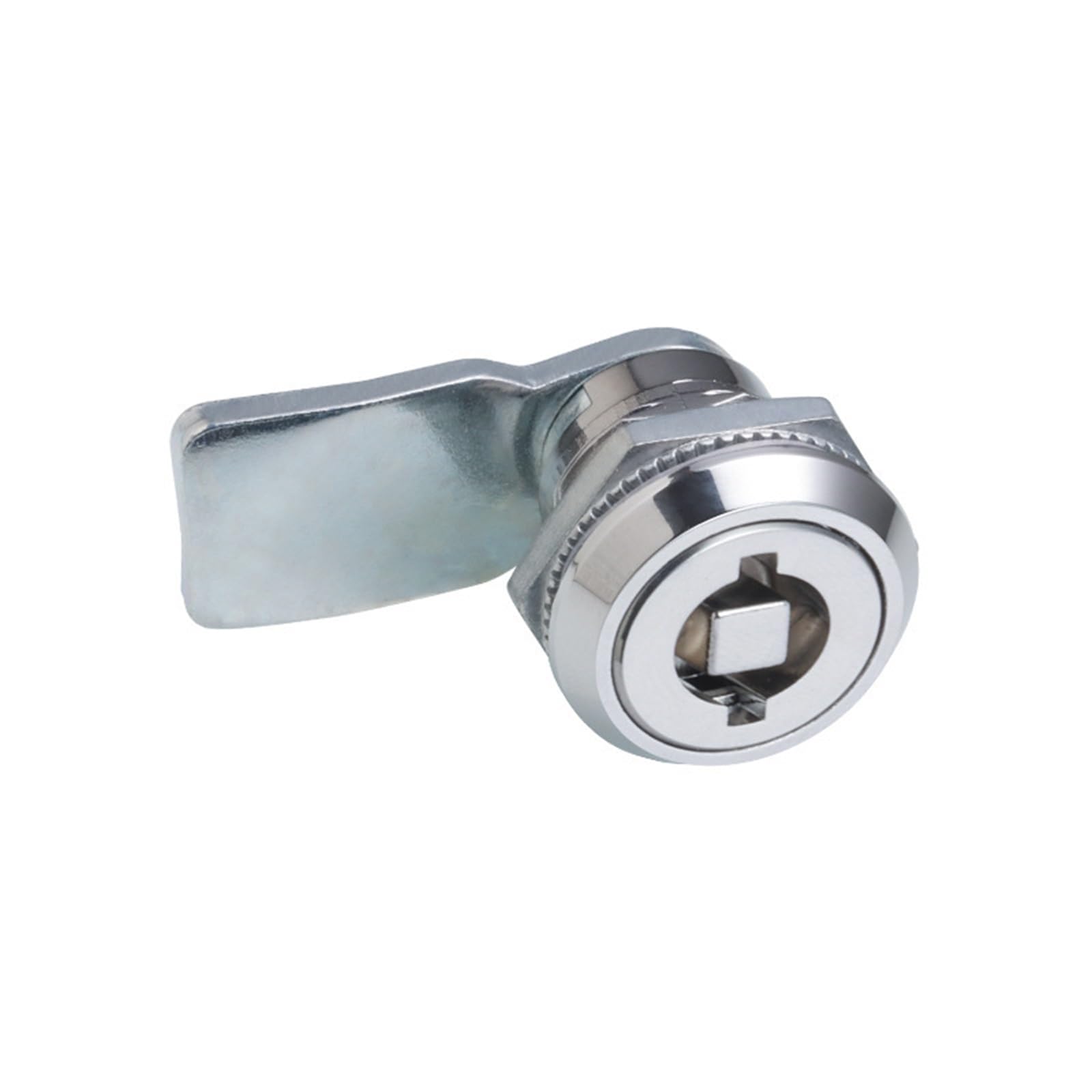Ntbpeyzvqf One Color Ms705-4-1 Bright Chrome Without Key Tongue Lock Square Core Small Round Locks Distribution Box 1Pcs