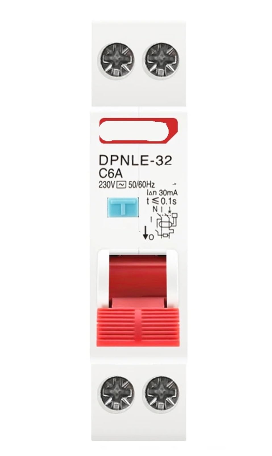 RCBO 1P+N 125A disyuntor automático magnetotérmico diferencial de 18 mm y 6KA para cuadro eléctrico 4