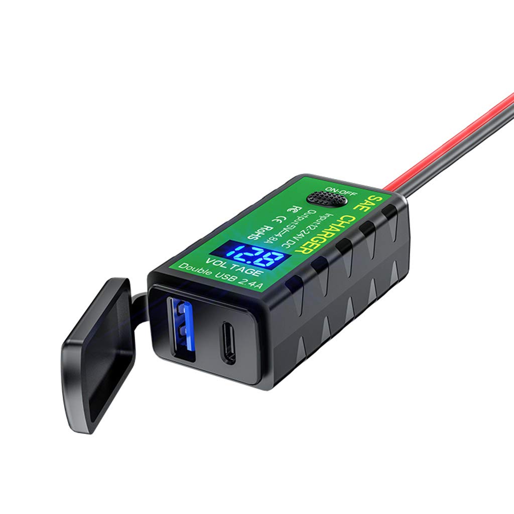 Adaptateur SAE vers USB moto QC3.0 PD JENOR protège votre batterie