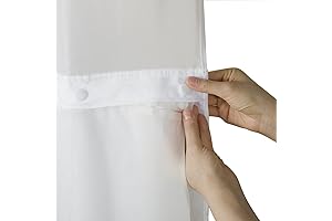 It's A Snap! Hookless Shower Curtain Liner