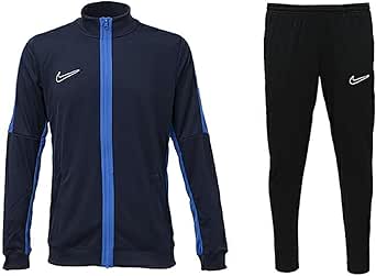 NIKE(ナイキ) Dri-FIT アカデミー23 トラックスーツ トレーニングジャケット×ロングパンツ 上下セットジャージ US-Lサイズ(180-189) cm 国内正規品 DR1681×1666 上→オブシディアン パンツ→ブラック