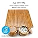Brybelly Go Set All Natural Bamboo Wood Go Board | Bowls and 361 Bakelite Stones | 2-Player - Classic Chinese Strategy Board Game | Measures 19 x 19in Top Side or 13 x 13in Under Side Beginner's Board