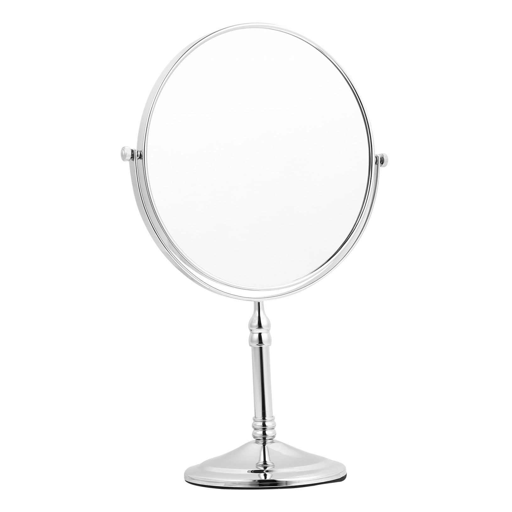 VALICLUD Espejo De Maquillaje De Doble Cara Giratorio Luz Led Aumento para Mujer