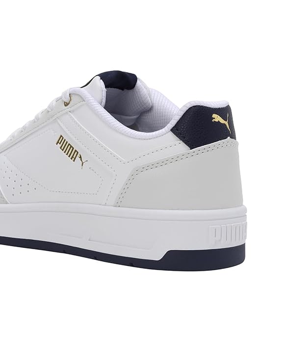 Buy Puma Unisex-Adult Court Classic White-Vine-Gold Sneaker