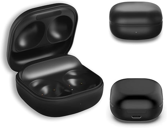 Wireless Charging Case Compatible with Samsung Galaxy Buds Pro, Replacement Case Compatible with Galaxy Buds Pro Charger case with Bluetooth Pairing Sync Button Large Capacity (Not Include Earbuds)