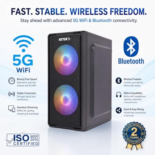 Image of NXTGN Core i7 4th Gen Desktop Computer PC | Core i7 | 16GB RAM | 512GB M.2 NVME SSD | 5G Wifi & Bluetooth | HDMI, VGA, Ethernet |USB 3.0 | Windows 11 Pro & Office21 Installed | 2 Year On-site Warranty