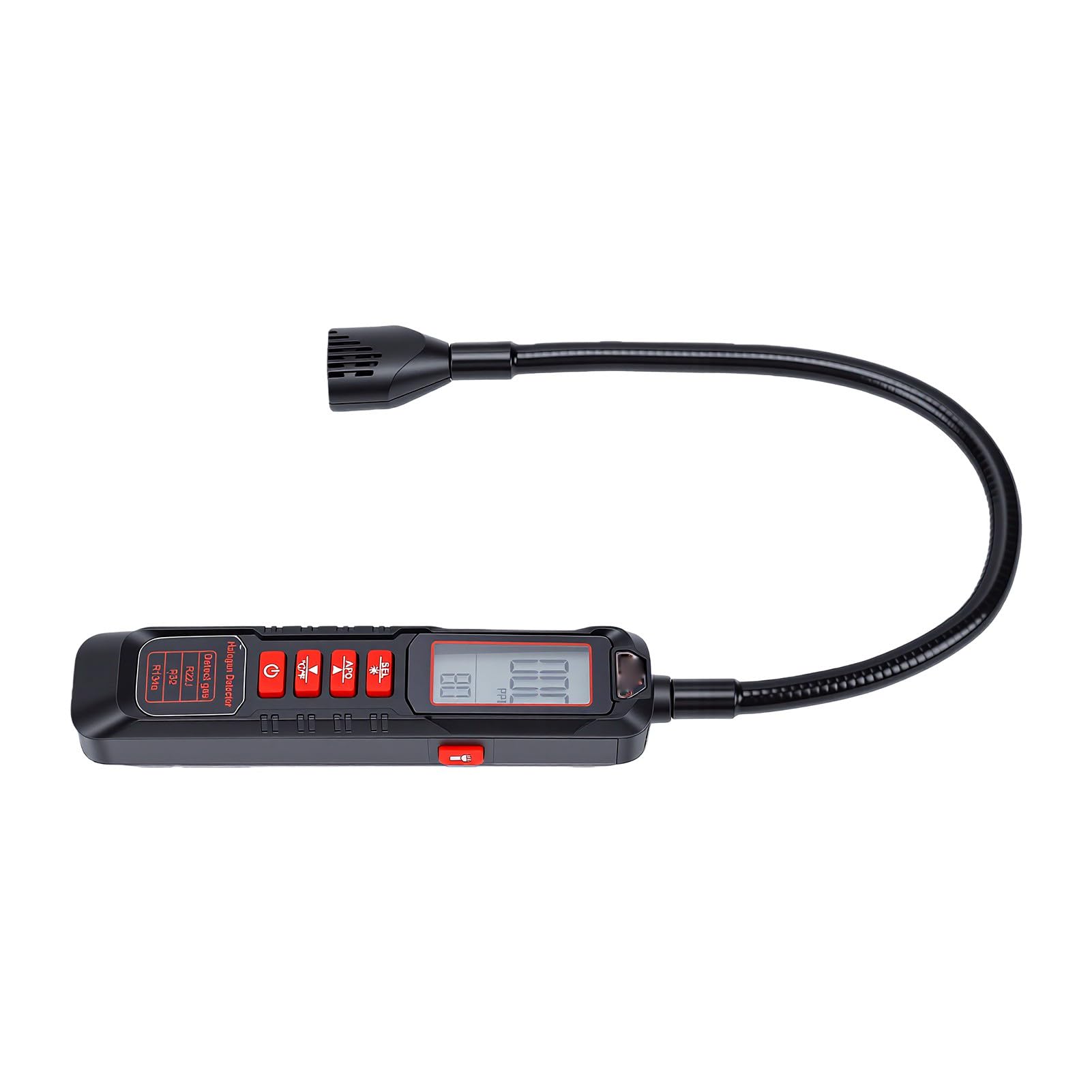 Generic Detector de Fugas de Gas de Alta Sensibilidad con Alarma Ajustable para Monitoreo Confiable de Refrigerante en Ambientes Difíciles, Incluye Baterías, Fácil de Usar