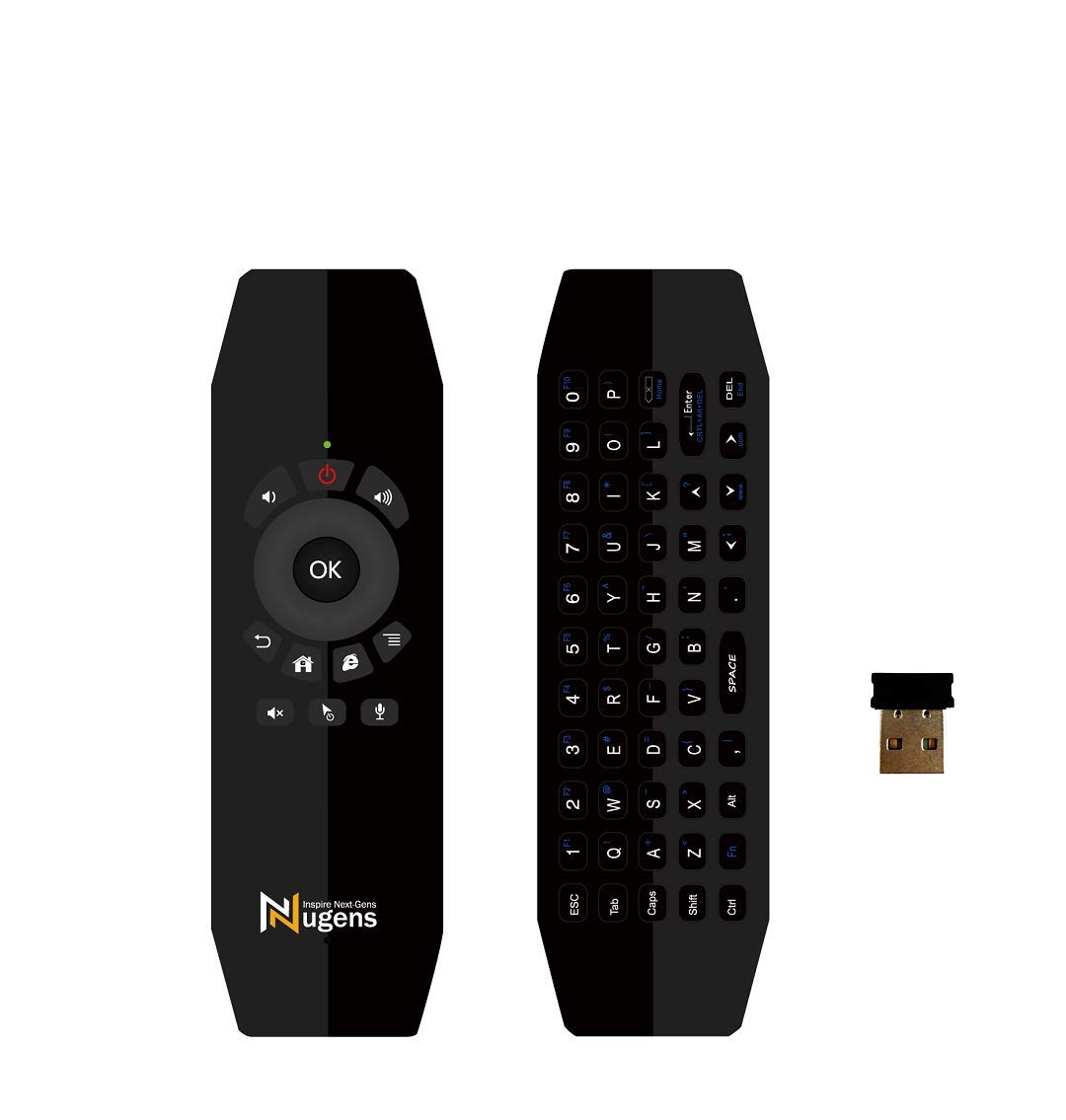 Buy Nugens Wireless Air Mouse with Keyboard Builtin Rechargeable