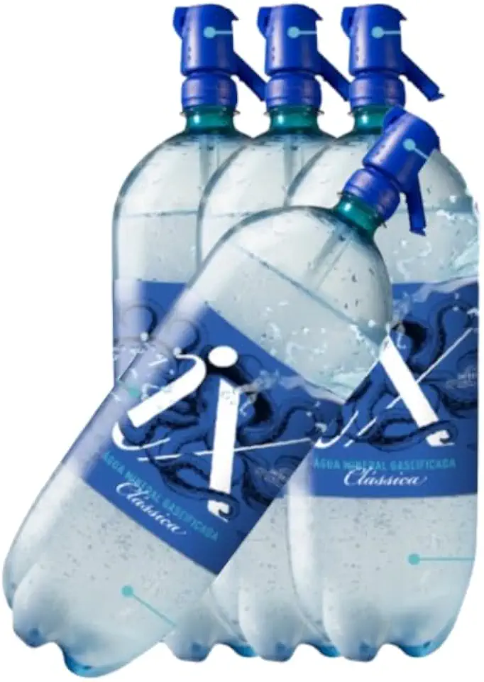Kit 04 Água Mineral Gaseificada Ix classica - Soda Italiana