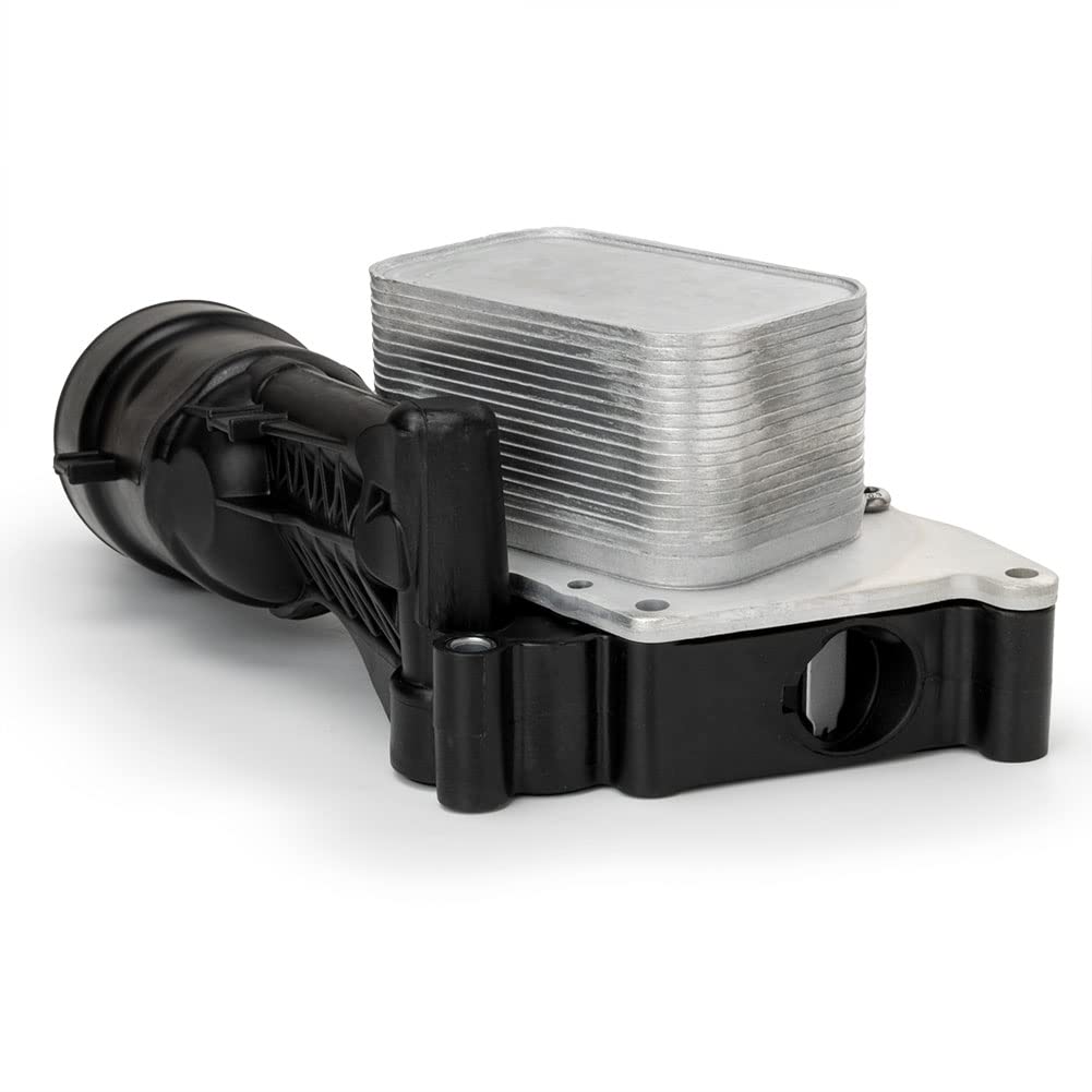Bloque de Motor Filtro de aceite Conjunto De Enfriador De Aceite 11428585235 11428511391. Compatible Con BMW Serie 2 F45 F46 X1 F48 X2, MINI Y Cooper F56 F55.