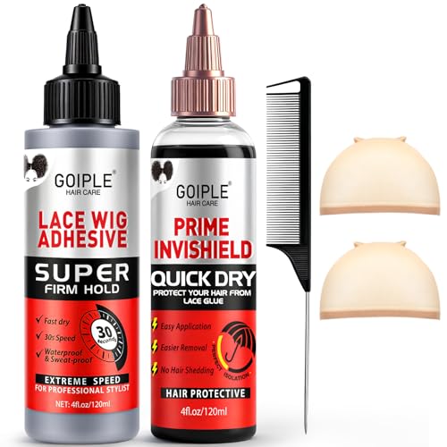 Quick Weave Kit Hair Glue for Quick Weave Strong Hold Hair Bond Glue | Quick Weave for Protective Shield Quick Dry Hair Protective Liquid Cap for Hair and Scalp Protection Easy to Apply (2 PCS)