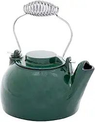 Chaleira para fogão a lenha umidificadora de ferro fundido de 2,5 litros