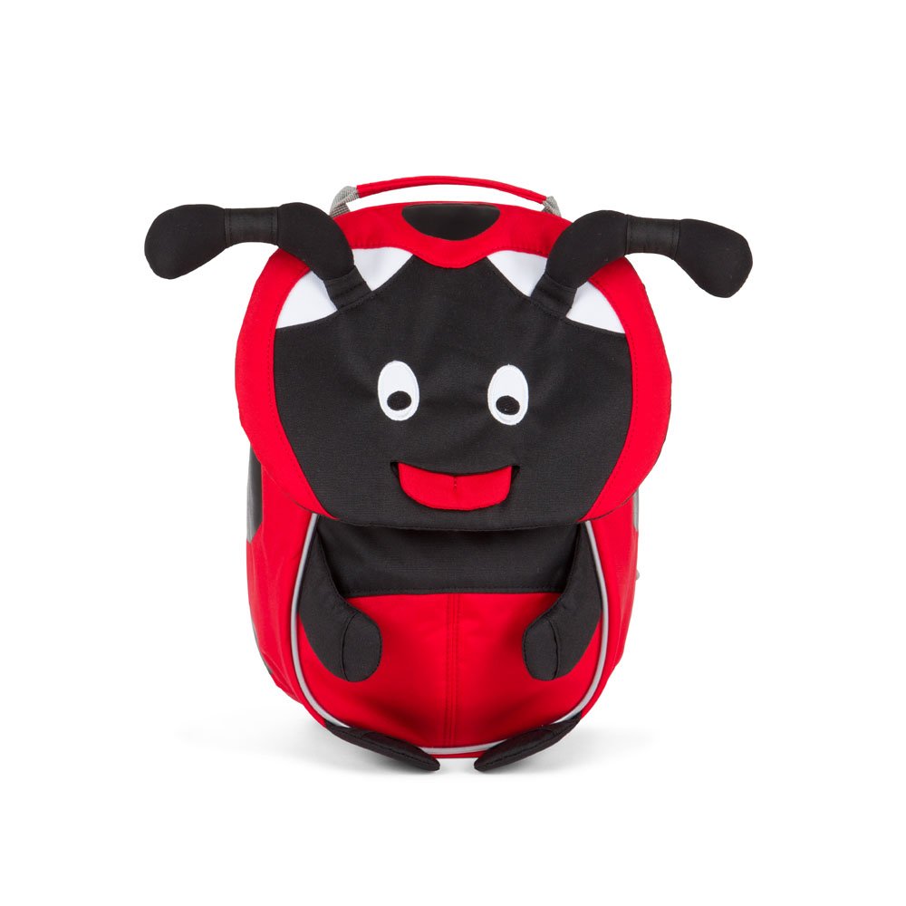 Affenzahn Little Friend Kindergarten-Rucksack für Kinder 1-3 Jahre für Kinder im Kindergarten und Kinderrucksack für den Kindergarten, Marienkäfer - Rot, Standardgröße