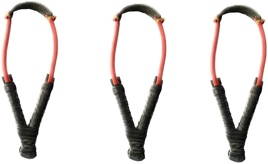 Wooden Slingshot for Kids, Pack of 3 โ Handmade by Tribal Artisans | Outdoor Target Shooting Game Toy | Improve Childs Target Skills, Hand, Eye Co-Ordination | Birthday Gift for Above 10 Boys & Girls