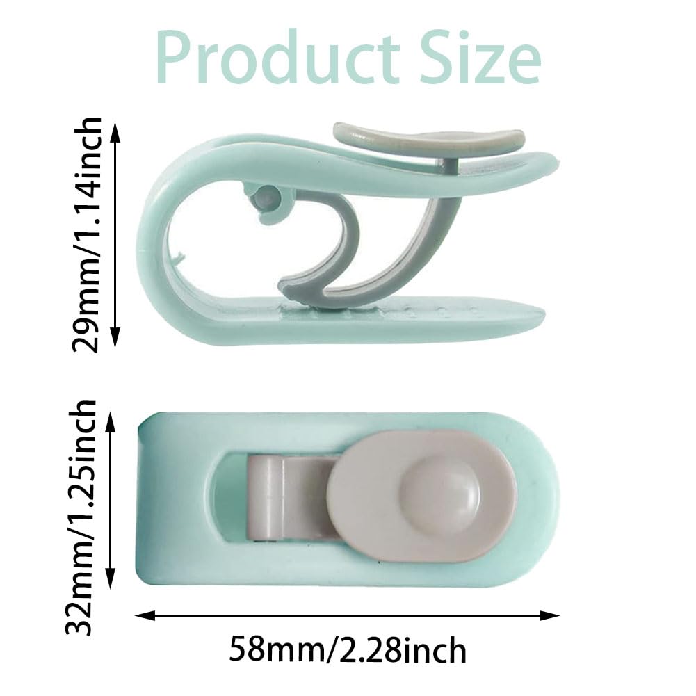 ZOCONE Lot De 24 Clips De Couette, Clips Pour Housses De Couette, Pinces à Beignets En Plastique Transparent Pour Couette, Clips De Couette Sans Aiguille N'endommageront Pas Le Couvre-lit