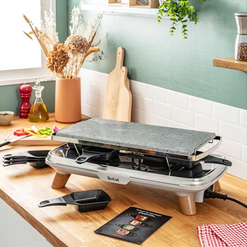 TEFAL Appareil à raclette + pierrade 8 personnes Pierre naturelle PR620D12 - vue 7