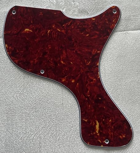 Plektrumschutz für Gibson Les Paul Junior 1958 DC Style Gitarre Pickguard (4-lagige rote Schildkröte)