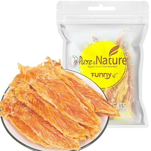 Premium Chicken Breast Jerky Fillets Dog Treats Healthy Chicken Jerky Training Treats for Small Medium Large Dog 100g