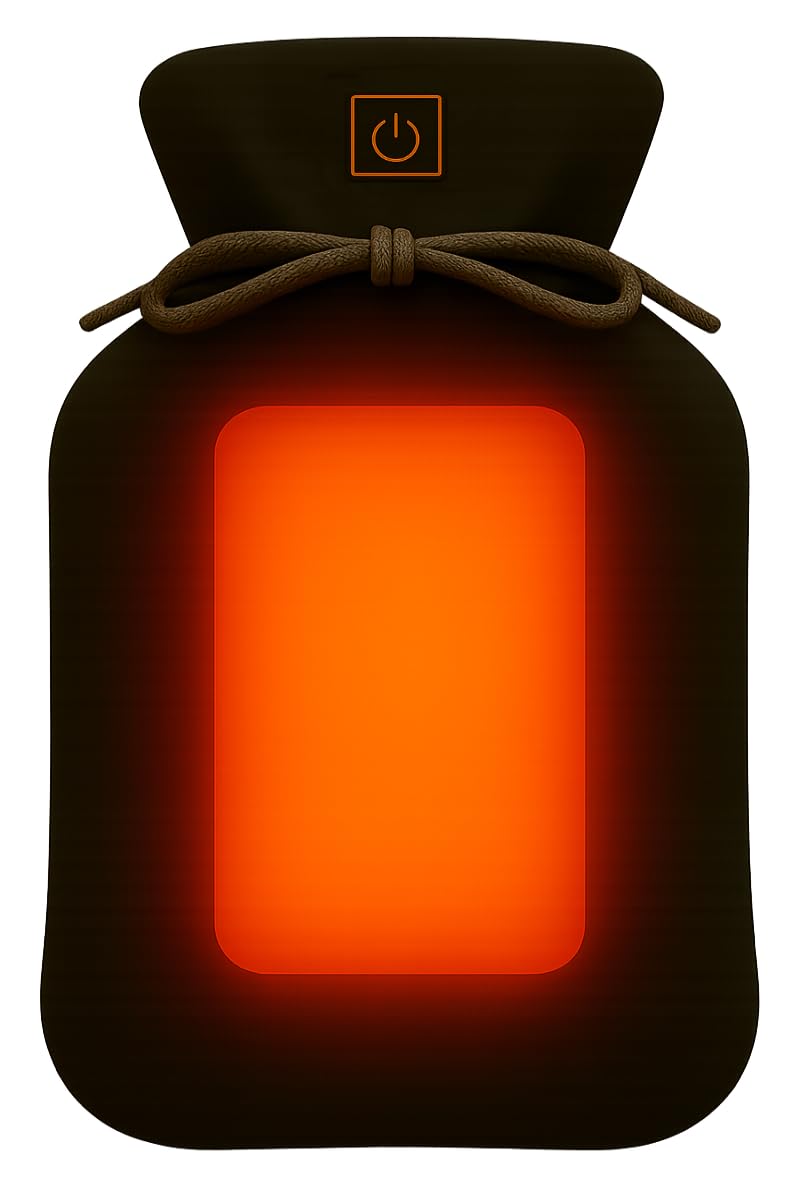 Buddy – Scaldino Elettrico a Infrarossi – Senza Fili – Riscaldamento su entrambi i lati – Infrarossi fino a 60°C – Morbido tessuto Teddy – Powerbank Warmpi® inclusa (10.000 mAh) – 3 livelli – 30x20 cm