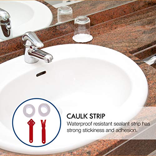 Fita adesiva Tehaux autoadesiva para banheira, banheiro, cozinha, bancada, lavatório, fogão a gás e