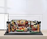 APRILA Acryl Vitrine für Lego 21319 Ideas Friends Central Perk Café, Staubdichte Vitrine Transparente Schaukasten Aufbewahrungsbox für Modelle Sammlerstücke, 35 x 25 x 15CM (Nur Vitrine)