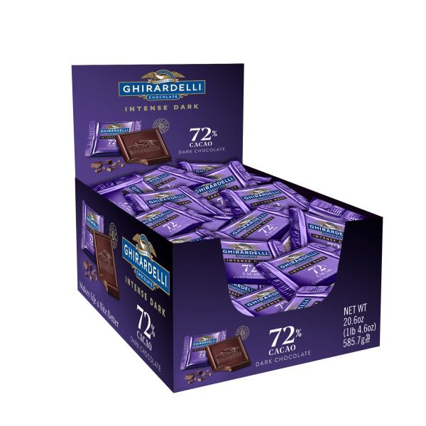 Ghirardelli 72 Cacao Dark Chocolate Intense Dark Squares