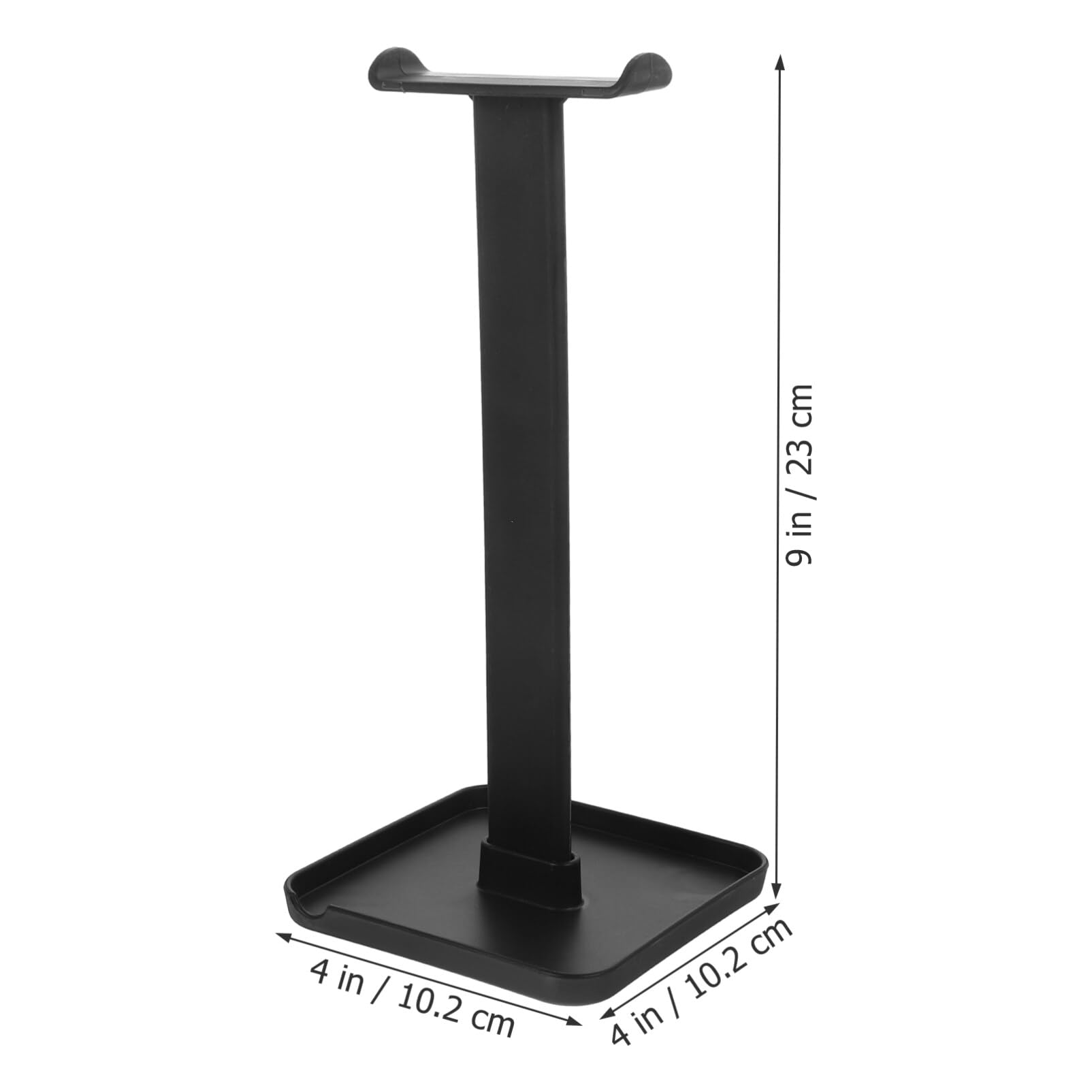 Alipis Headphone Stand Headset Holder Earphone Stand Plastic Supporting Bar Headrest Hanger for All Headphones Size Black