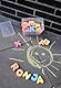 Lulubug Straßenmalkreide Kinder, Buchstaben-Form | 36 Stück | Das Alphabet als bunte Straßenkreide | Kinderkreide Outdoor | Strahlende Farben, leicht zu entfernen
