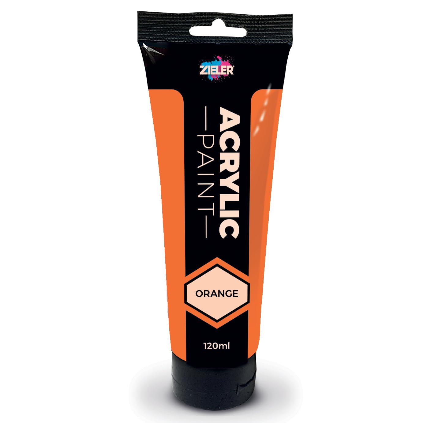 Zieler 120ml Acrylic Paints (Orange)