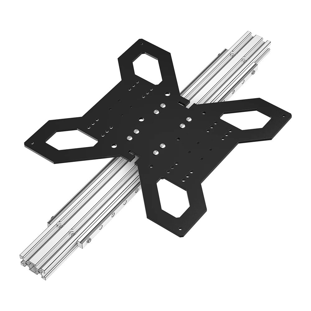Accessoires et pièces pour imprimantes 3D Imprimante 3D, mise à niveau de l'axe Y, plaque de Support de lit chaud, pièces 3D for lit chauffant en aluminium de 310mm, compatibilité avec Rail linéaire