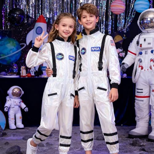 Disfraz de astronauta para niños traje espacial alienígena miniatura 6
