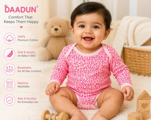 Image of Unisex Baby Footed Sleepsuits | Long Sleeve Footed Sleepsuits | Baby Rompers Cotton Sleeveless| Long Sleeve Bodysuits IHalf sleeve onesies