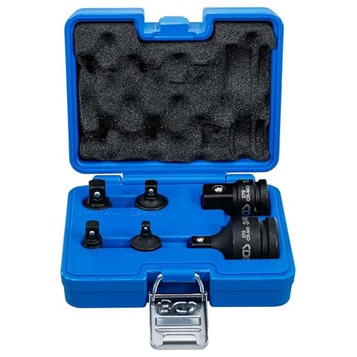 BGS 200 | Kraft-Adapter-Satz | 6-tlg. | 1/4" auf 3/8", 3/8" auf 1/4", 3/8" auf 1/2", 1/2" auf 3/8", 1/2" auf 3/4", 3/4" auf 1/2"