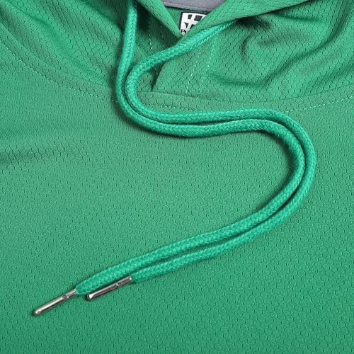 Pullonsy Men's Short Sleeve Hoodies Workout Gym Hooded T-Shirts Athletic Pullover Lightweight Sweatshirt4