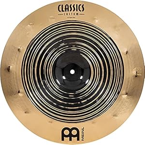 Meinl Cymbals Classics Custom Dual 18″ China Bekkens, Donkere en Briljante afwerking – Gemaakt in Duitsland – voor Rock, Metaal en Fusion, 2 jaar garantie, (CC18DUCH)