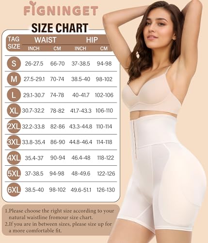 Image of Padded Shapewear Hip Pads Shapewear Tummy Control Butt Enhancer Underwear For Women, Body Shaper Booty Lifter
